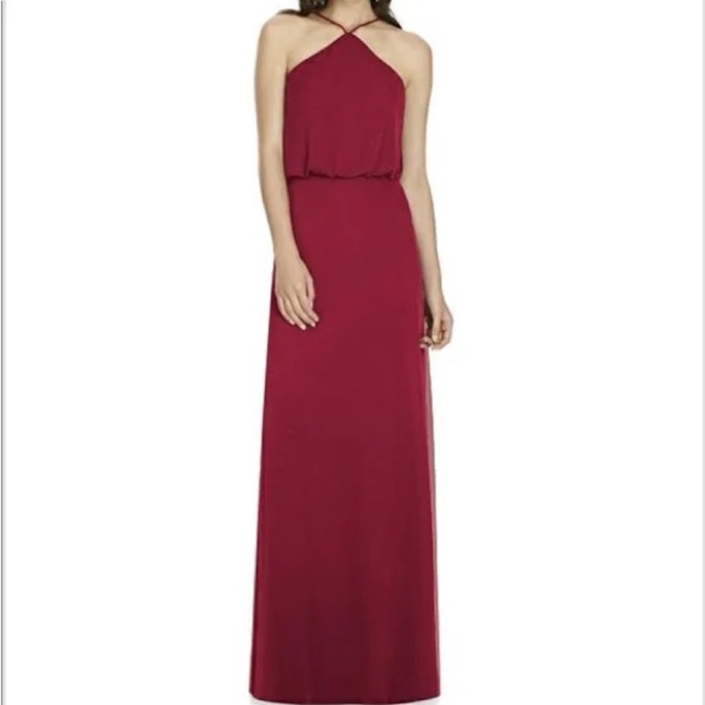 Stunning Alfred sung formal red dress. Worn once!